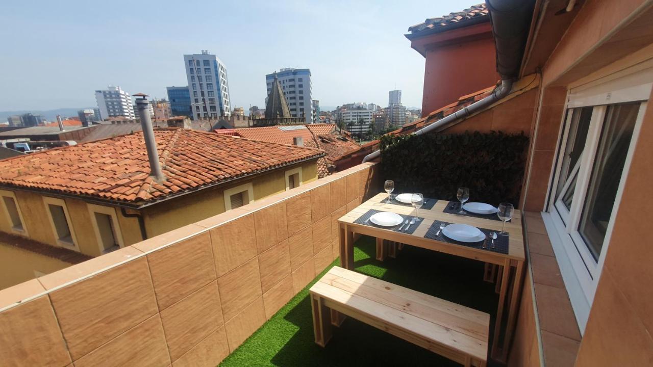 Las Terrazas De Gueeli 6 Pax Wifi - Garaje - Vistas - Vut-3391-As Gijón Extérieur photo