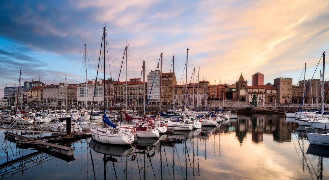 Las Terrazas De Gueeli 6 Pax Wifi - Garaje - Vistas - Vut-3391-As Gijón Extérieur photo