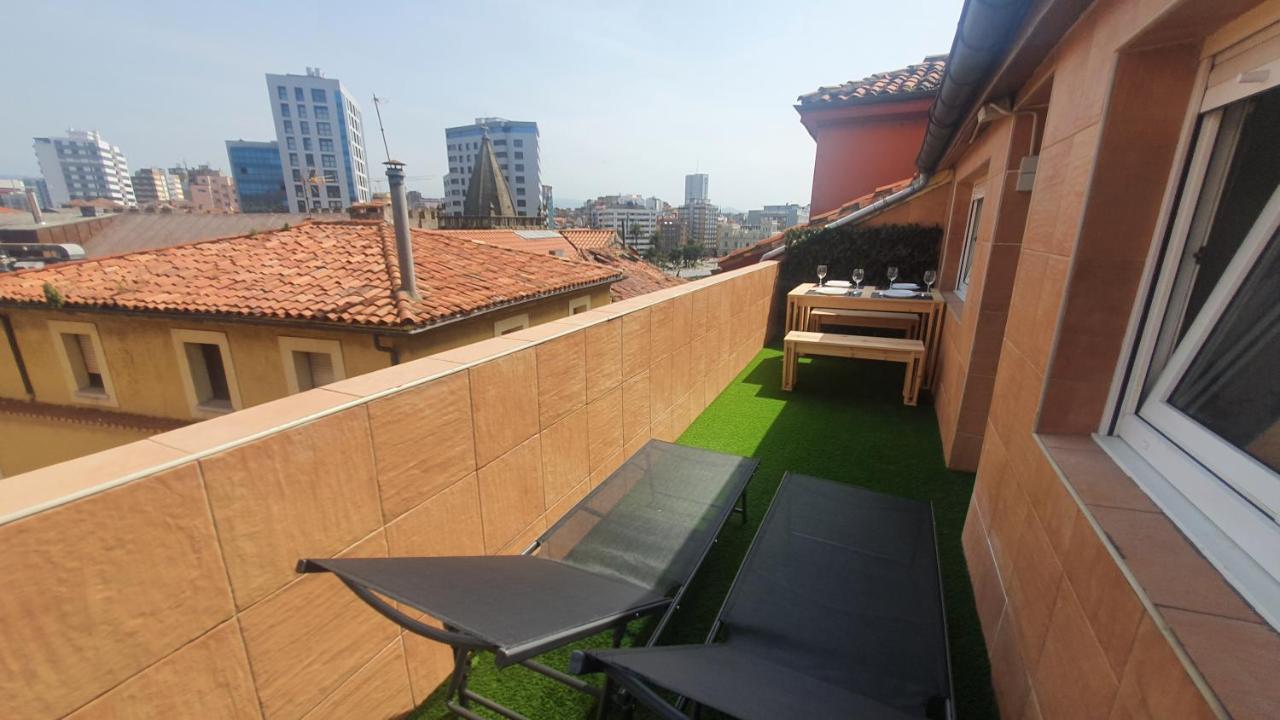 Las Terrazas De Gueeli 6 Pax Wifi - Garaje - Vistas - Vut-3391-As Gijón Extérieur photo